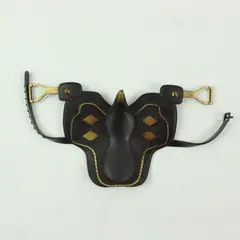 Kid Kore 1993 Cowboy Brown Horse Saddle Accessory with Stirrups