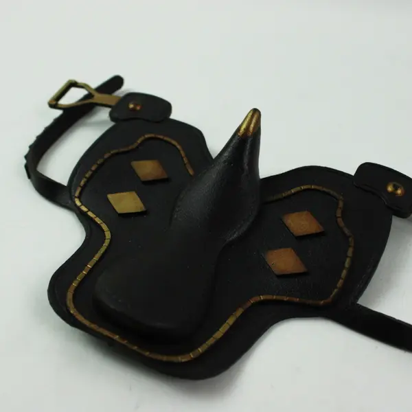 Kid Kore 1993 Cowboy Brown Horse Saddle Accessory with Stirrups