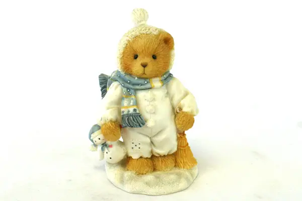 Enesco Cherished Teddies Earl Warm Hearted Friends 1995 Figurine Box