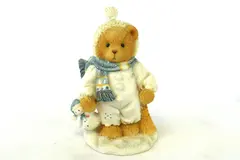 Enesco Cherished Teddies Earl Warm Hearted Friends 1995 Figurine Box