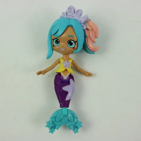 Shopkins Happy Places Lil' Shoppies Coralee Mermaid Tails Figure Used