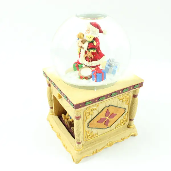 Possible Dreams 65275 An Armful of Love Santa Snow Globe Music Box