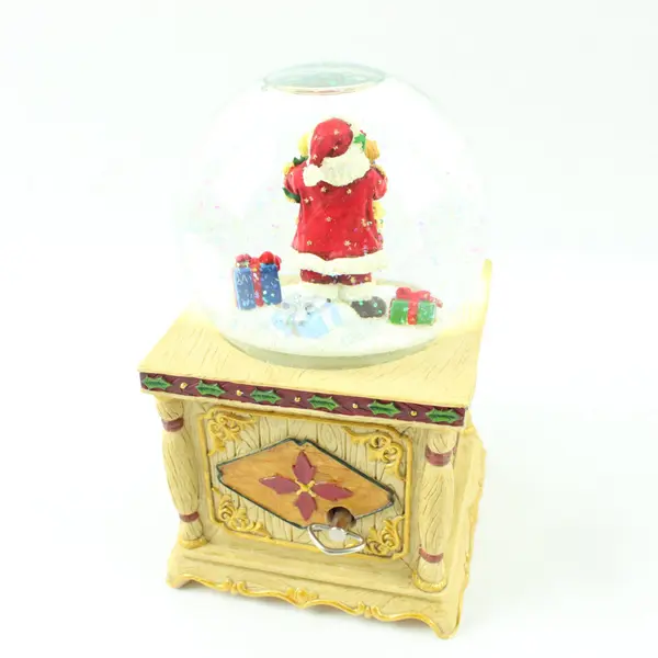 Possible Dreams 65275 An Armful of Love Santa Snow Globe Music Box