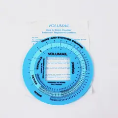 Vintage Volumail Perlac Knitting Calculator Wheel With Instructions