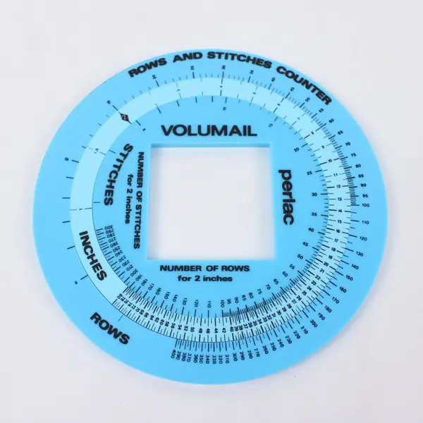Vintage Volumail Perlac Knitting Calculator Wheel With Instructions