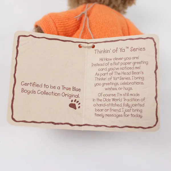 Boyds Happy Halloween Plush Bear 5 Inch The Head Bean Collection Tagged