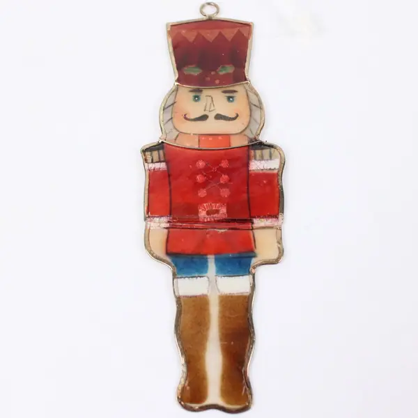 Set of 3 Royal Soldier Resin Hanging Ornaments Holiday Decor