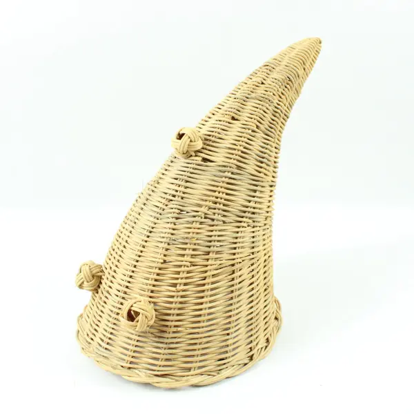 Wicker Cornucopia Basket Horn of Plenty Thanksgiving Autumn Decor