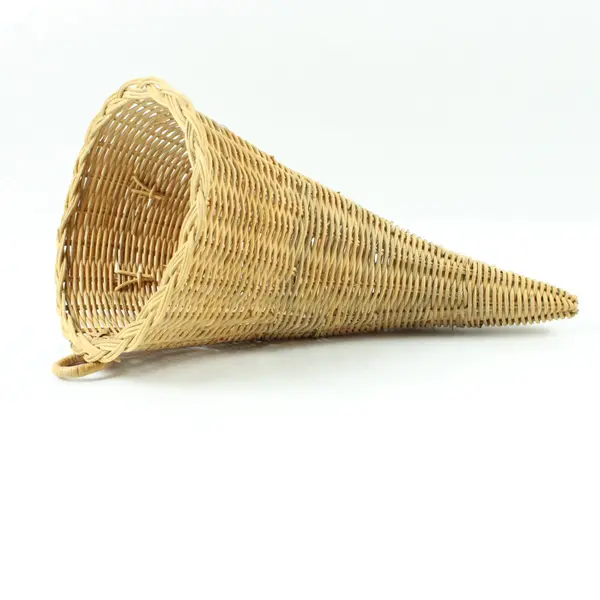 Wicker Cornucopia Basket Horn of Plenty Thanksgiving Autumn Decor