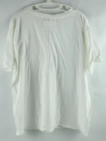 We The Free Women's White Cotton Short Sleeve T-Shirt Large
