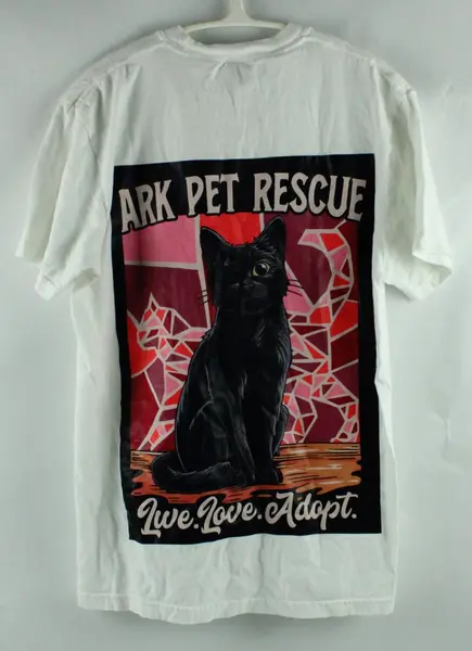 Comfort Colors Ark Pet Rescue Graphic T-Shirt White Adult Medium