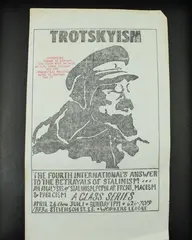 Trotskyism Class Series Flyer Political Handbill SF State College Workers League