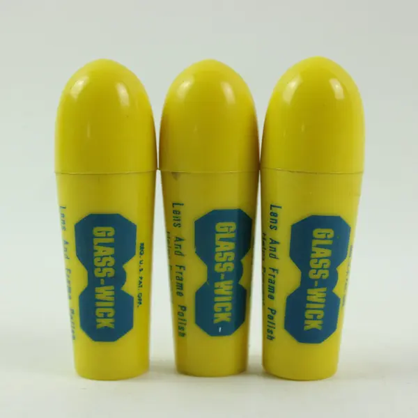 Glass-Wick Lens & Frame Polish Tubes Lot of 3 Eyeglass Cleaner