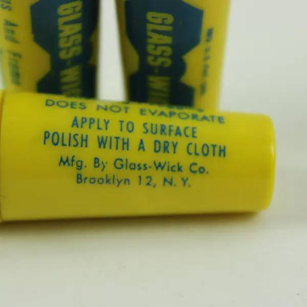 Glass-Wick Lens & Frame Polish Tubes Lot of 3 Eyeglass Cleaner