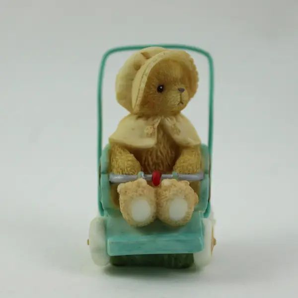 Cherished Teddies 104865 Tiny Treasured Teddies Bear in Carriage 2002
