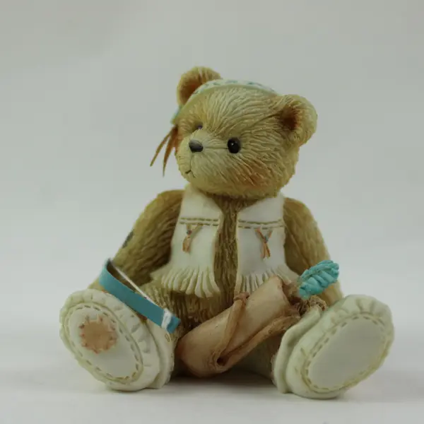Enesco Cherished Teddies Willie Indian Boy Figurine 617164 1994