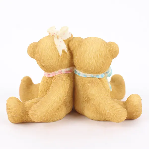 Cherished Teddies 215880 You Grow More Dear Anniversary Double Figurine