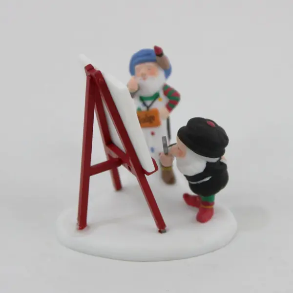 Department 56 North Pole Leonardo & Vincent Figurine 56801 w/ Box
