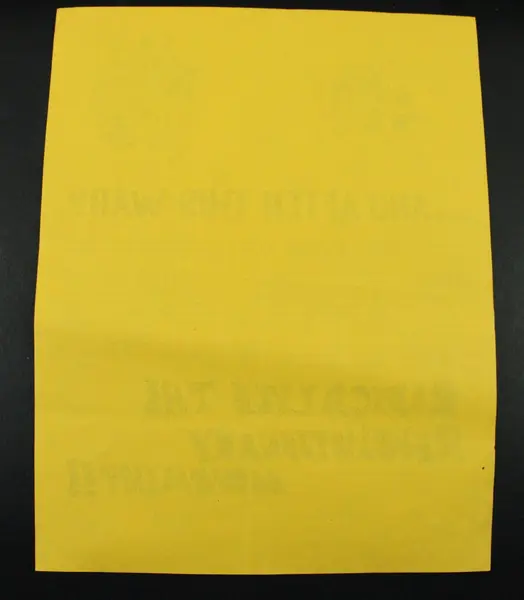 Christian World Liberation Front Anti-War Flyer Berkeley California 