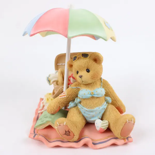 Enesco Cherished Teddies Judy 203491 Bathing Beauty Figurine