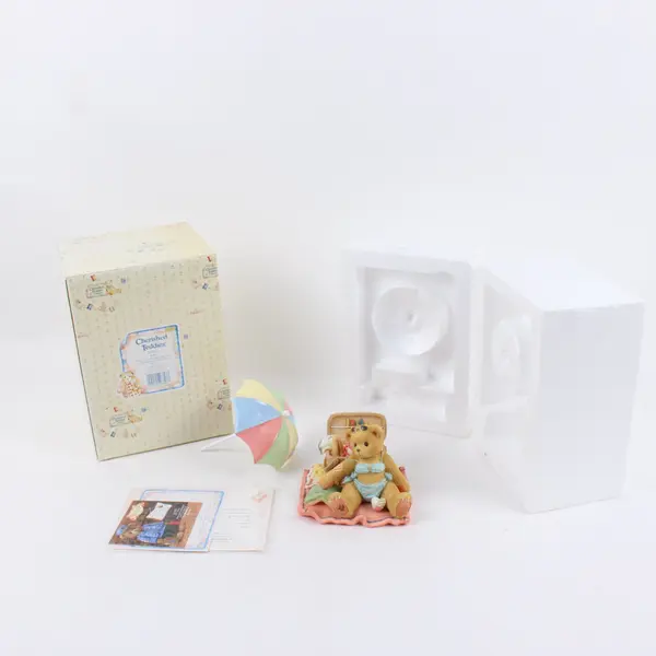 Enesco Cherished Teddies Judy 203491 Bathing Beauty Figurine