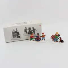 Dept 56 Snow Village At The Barn Dance Allemande Left #54929 Retired 1999