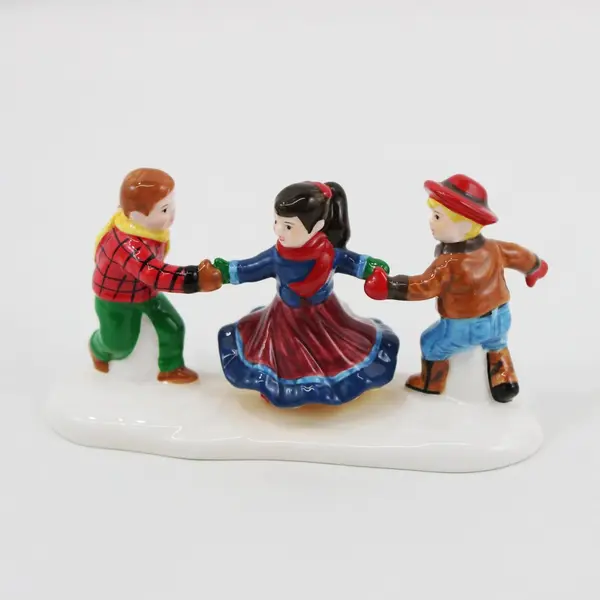 Dept 56 Snow Village At The Barn Dance Allemande Left #54929 Retired 1999