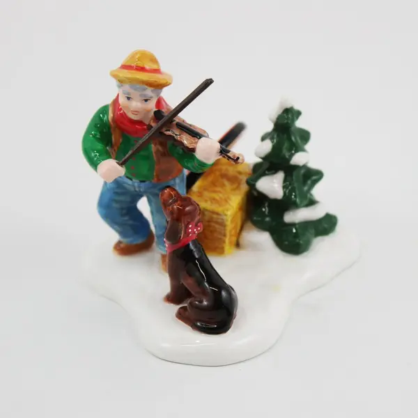 Dept 56 Snow Village At The Barn Dance Allemande Left #54929 Retired 1999