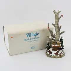 1996 Department 56 Village Birch Tree Cluster 52631  Two Mailboxes