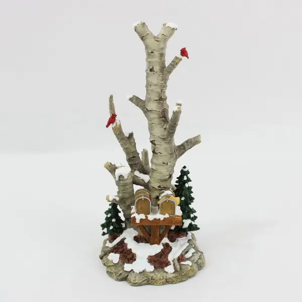 1996 Department 56 Village Birch Tree Cluster 52631  Two Mailboxes