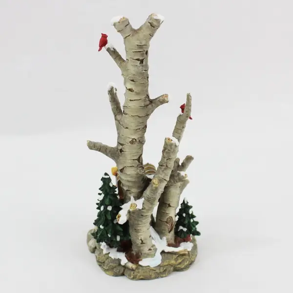1996 Department 56 Village Birch Tree Cluster 52631  Two Mailboxes