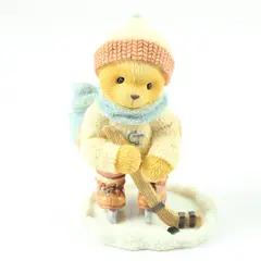 Cherished Teddies Enesco Brandon Hockey Figurine Friendship Is My Goal 354252