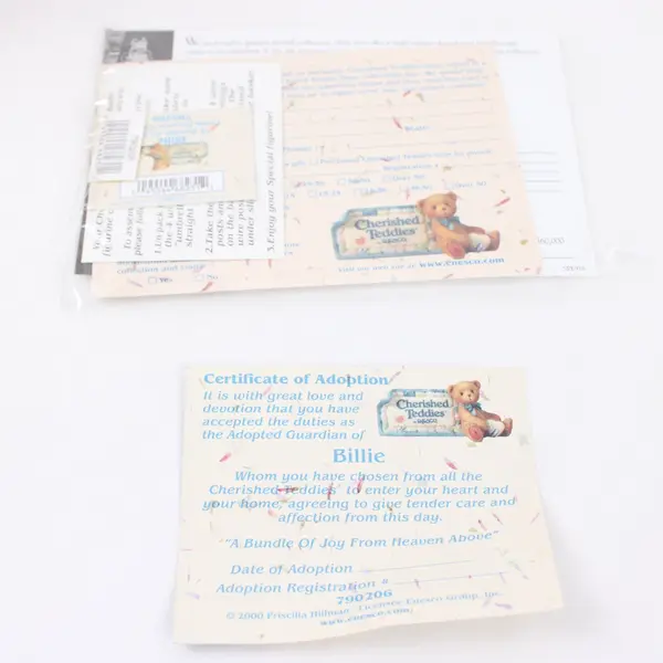 Enesco Cherished Teddies Billie Baby Parachute Figurine 790206