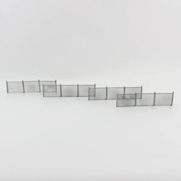 Dept 56 Heritage Village Chain Link Fence Extensions Set of 4 #52353