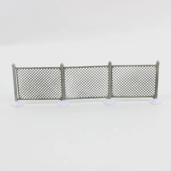 Dept 56 Heritage Village Chain Link Fence Extensions Set of 4 #52353