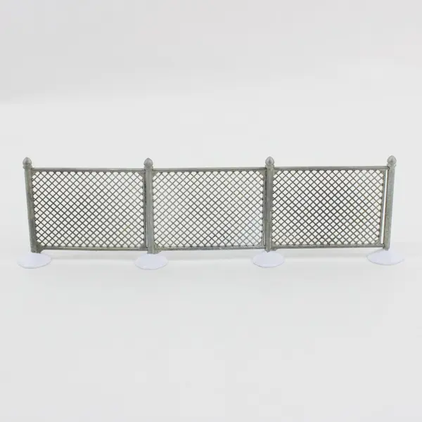 Dept 56 Heritage Village Chain Link Fence Extensions Set of 4 #52353