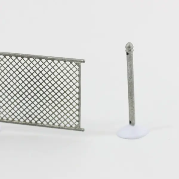 Dept 56 Heritage Village Chain Link Fence Extensions Set of 4 #52353