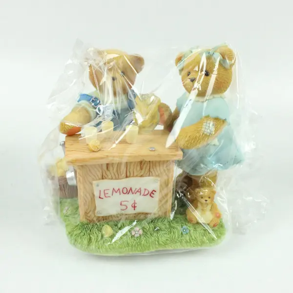 Enesco Cherished Teddies Albert & Susann Lemonade Stand 661848S