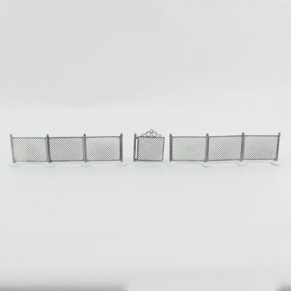 Department 56 Heritage Village Chain Link Fence Gate #52345