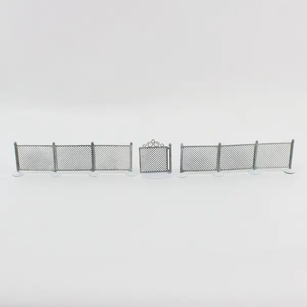 Department 56 Heritage Village Chain Link Fence Gate #52345