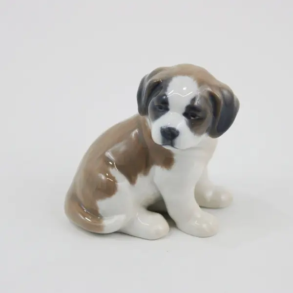 1993  Bing & Grondahl Limited Edition St Bernard Puppy Porcelain Figurine 