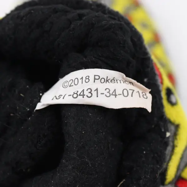 Pokémon Pikachu Children's Fuzzy Slippers Size 3