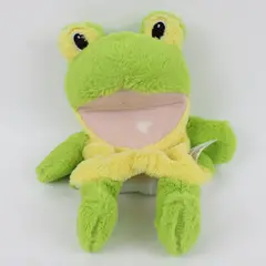 Spark Fuzzy Frog Hand Puppet Moving Mouth