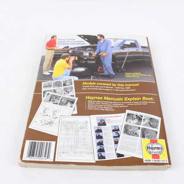 Haynes Toyota Pick-Ups & 4-Runner Repair Manual 1979-1995 Gas Engine
