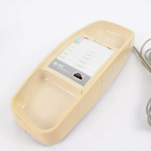 AT&T Trimline 230 Corded Push-Button Telephone Beige Untested