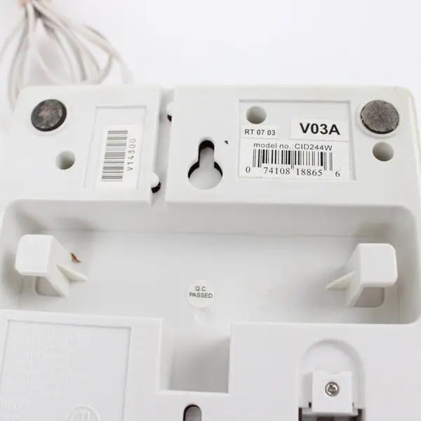 Conair CID244W Caller ID Corded Landline Speakerphone White Untested