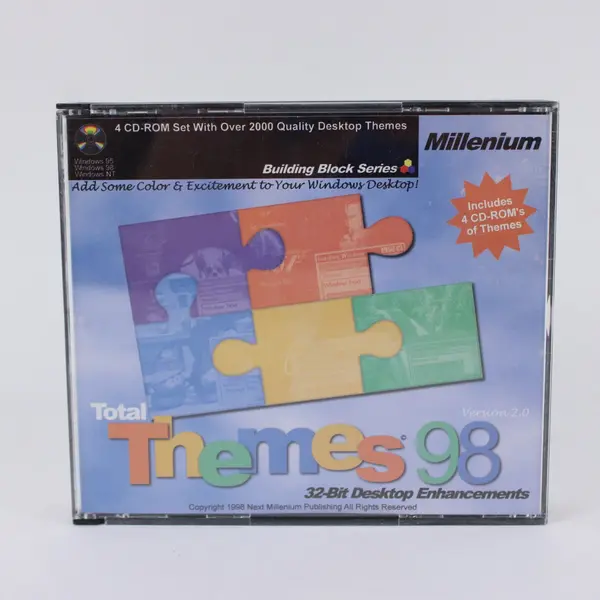 Total Themes 98 4-CD-ROM Set Next Millennium Publishing Windows 98