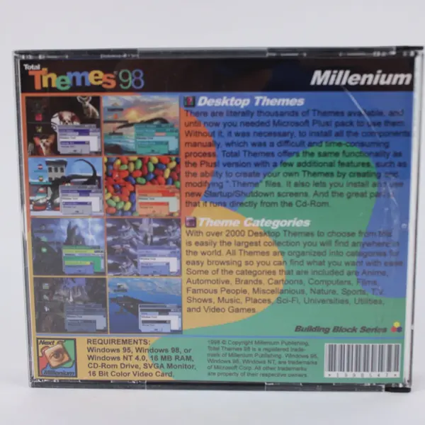 Total Themes 98 4-CD-ROM Set Next Millennium Publishing Windows 98
