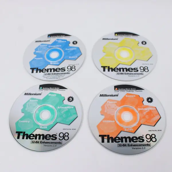 Total Themes 98 4-CD-ROM Set Next Millennium Publishing Windows 98