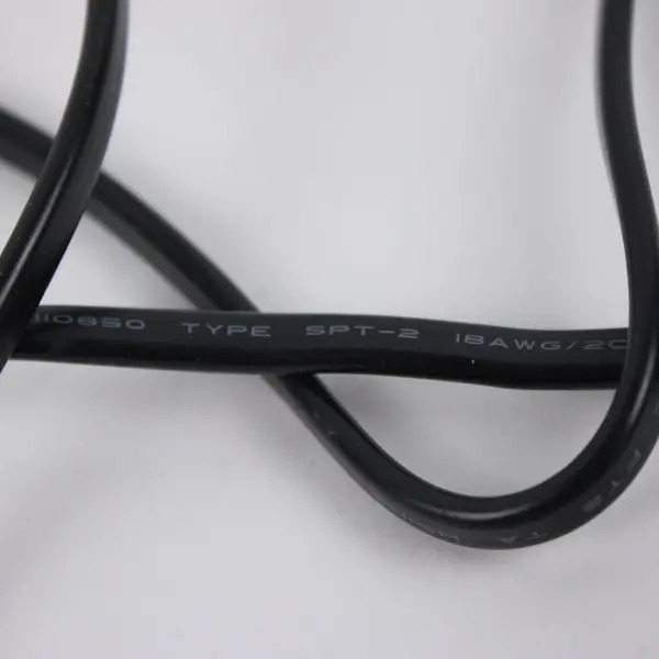 2476 3ft 18AWG 2-Prong AC Power Cord Cable